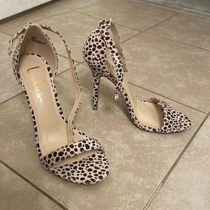 Lulu’s Cheetah high heels